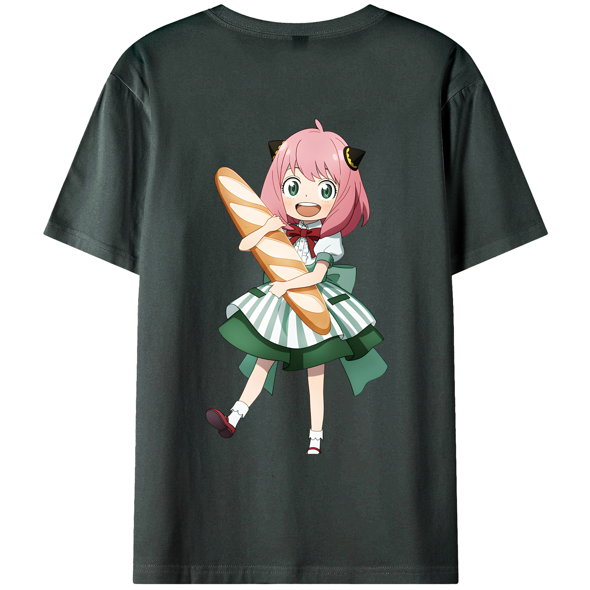 （画像用） SPY×FAMILY间谍家家酒 綿100％ メンズ半袖Tシャツ（バックプリント） 通気性